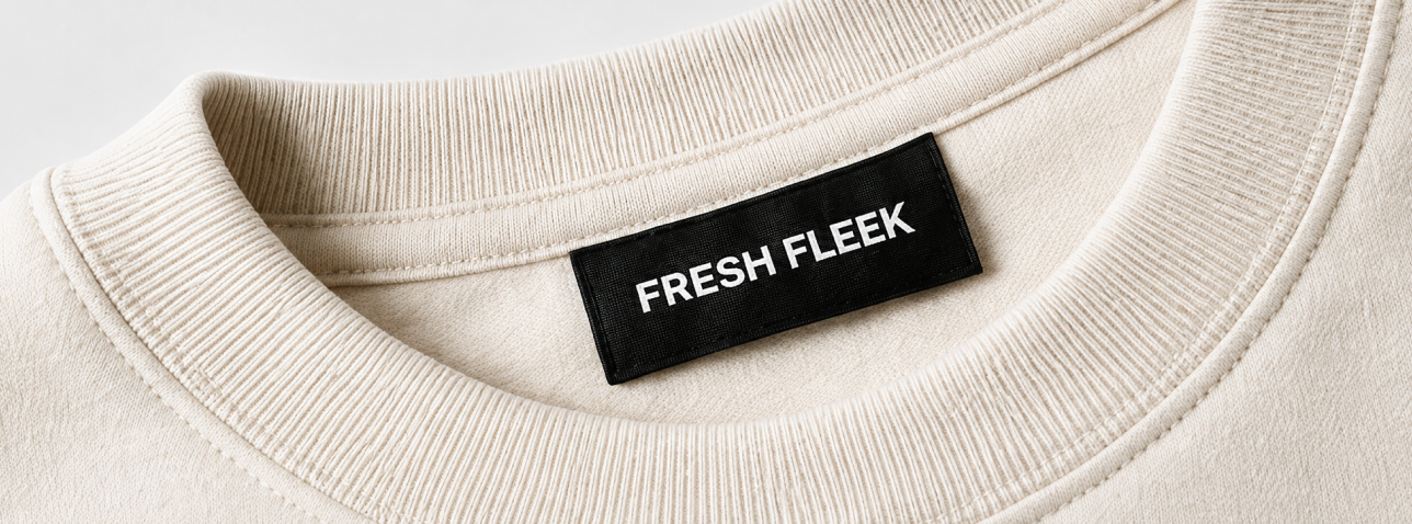 Fresh Fleek garment label
