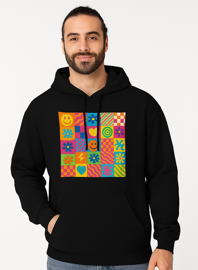 Black Hoodie Unisex Streetwear