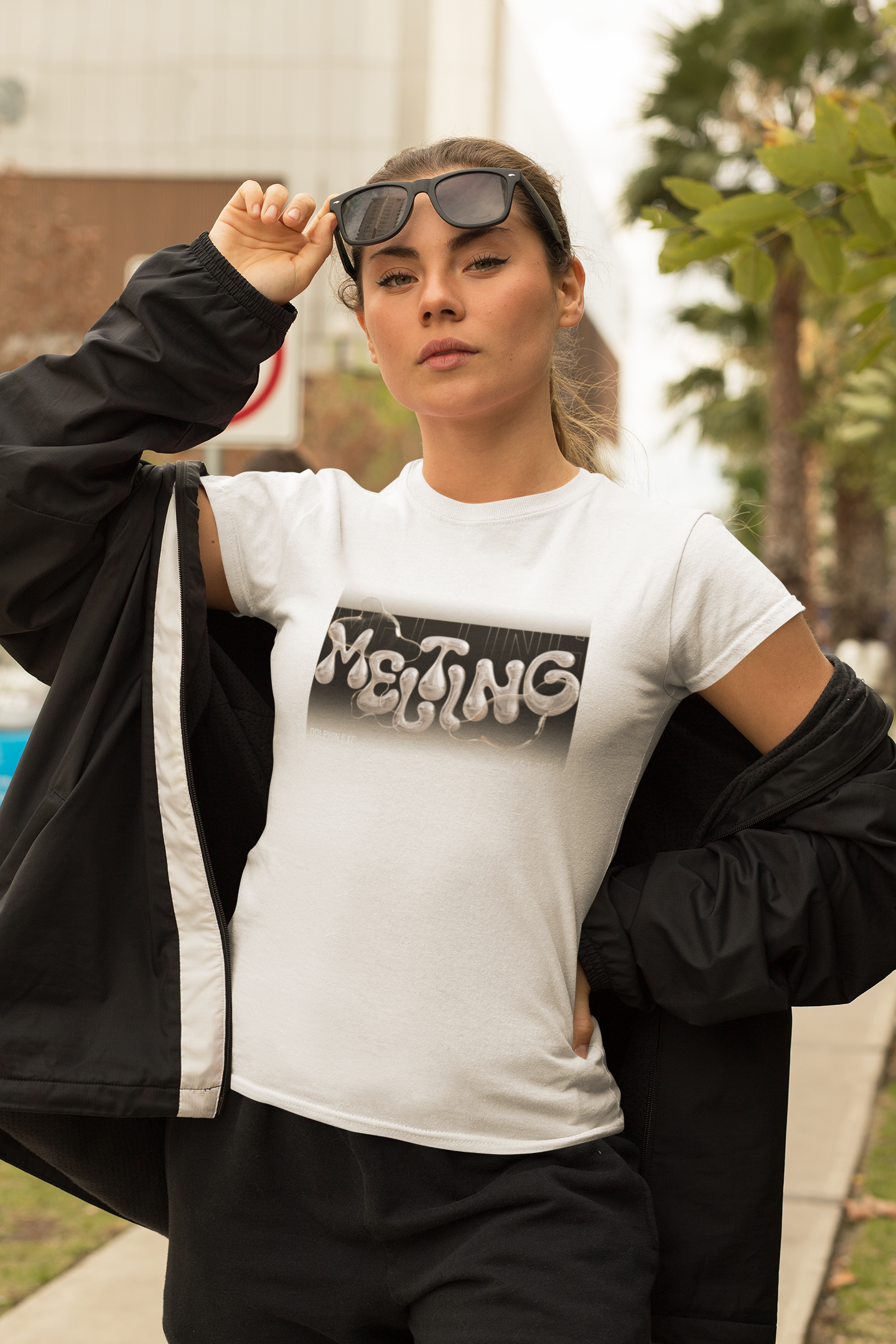 Melting T-Shirt – Liquid Lettering Streetwear