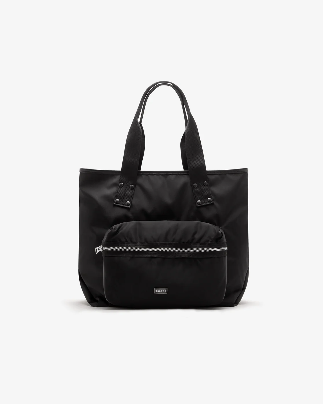 Sacai Pocket Large Tote Bag Black