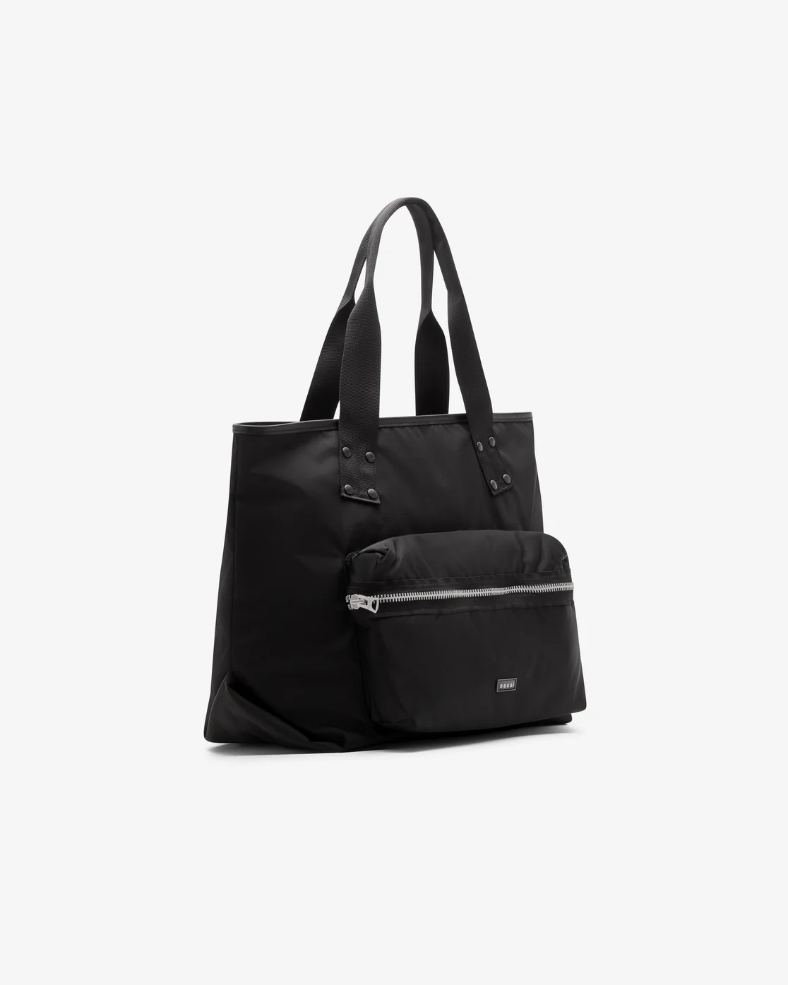 Sacai Pocket Large Tote Bag Black - Image 2