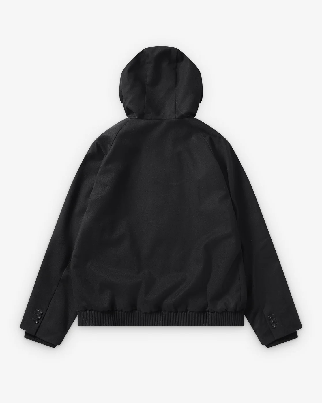 Sacai Men's Flannel Hoodie Black - Image 2